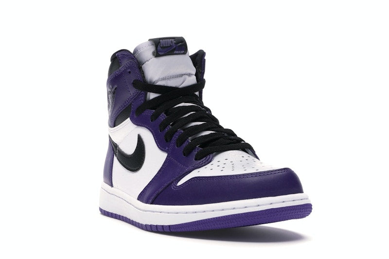 Air Jordan 1 Retro High Court Purple White, vista a 360 gradi 7 di 36