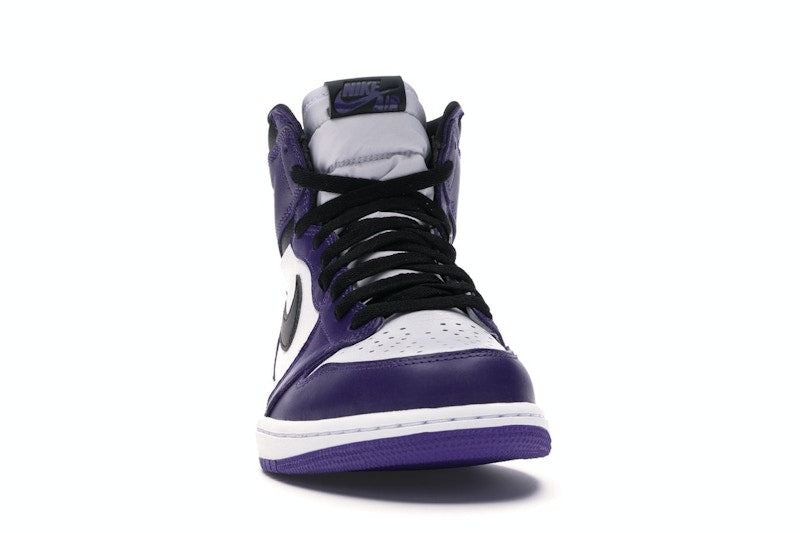 Air Jordan 1 Retro High Court Purple White, vista a 360 gradi 9 di 36