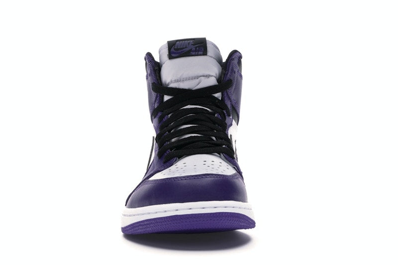 Air Jordan 1 Retro High Court Purple White, vista a 360 gradi 10 di 36