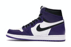 Air Jordan 1 Retro High Court Purple White, vista a 360 gradi 20 di 36