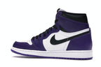Air Jordan 1 Retro High Court Purple White, vista a 360 gradi 21 di 36