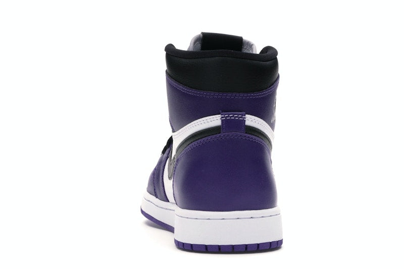 Air Jordan 1 Retro High Court Purple White, vista a 360 gradi 27 di 36