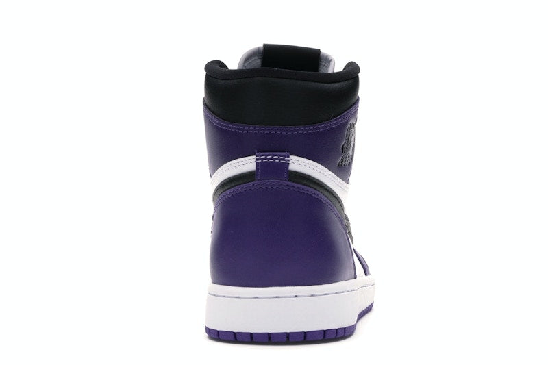 Air Jordan 1 Retro High Court Purple White, vista a 360 gradi 28 di 36