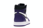 Air Jordan 1 Retro High Court Purple White, vista a 360 gradi 29 di 36