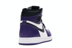 Air Jordan 1 Retro High Court Purple White, vista a 360 gradi 30 di 36