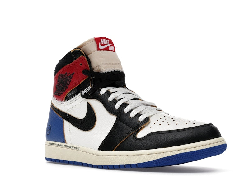 Air Jordan 1 Retro High OG SP Fragment X Union La Varsity Red Sport Royal, vista a 360 gradi 5 di 36