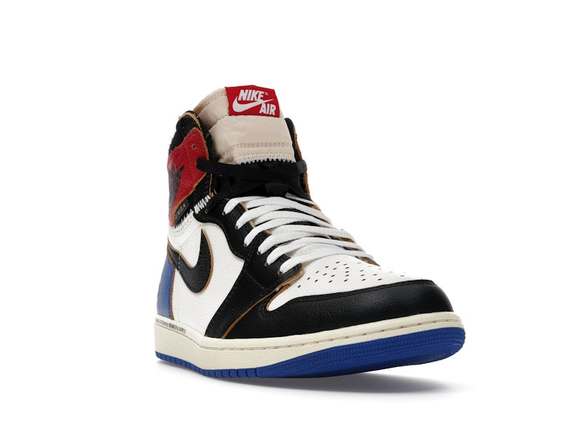 Air Jordan 1 Retro High OG SP Fragment X Union La Varsity Red Sport Royal, vista a 360 gradi 7 di 36