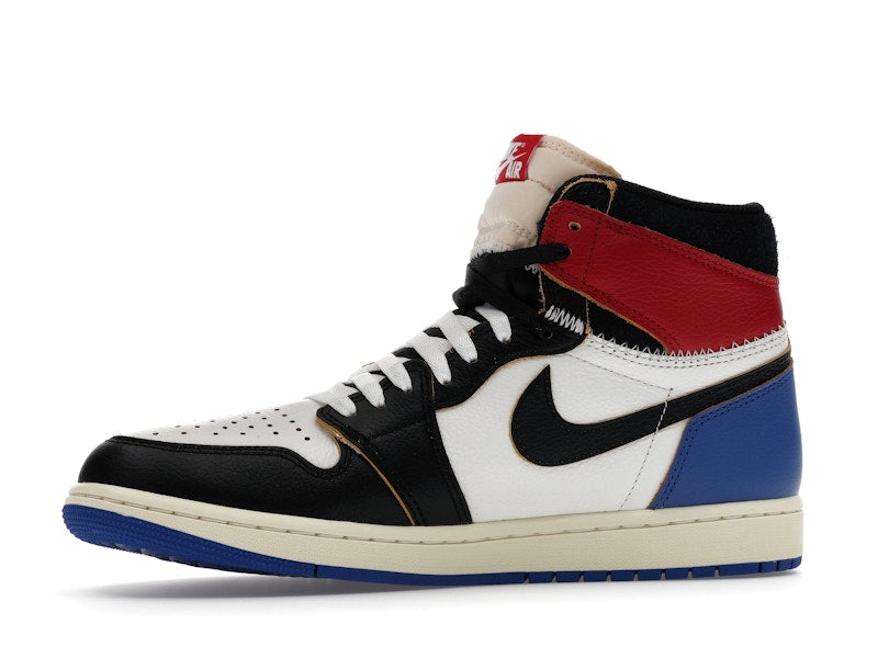 Air Jordan 1 Retro High OG SP Fragment X Union La Varsity Red Sport Royal, vista a 360 gradi 17 di 36
