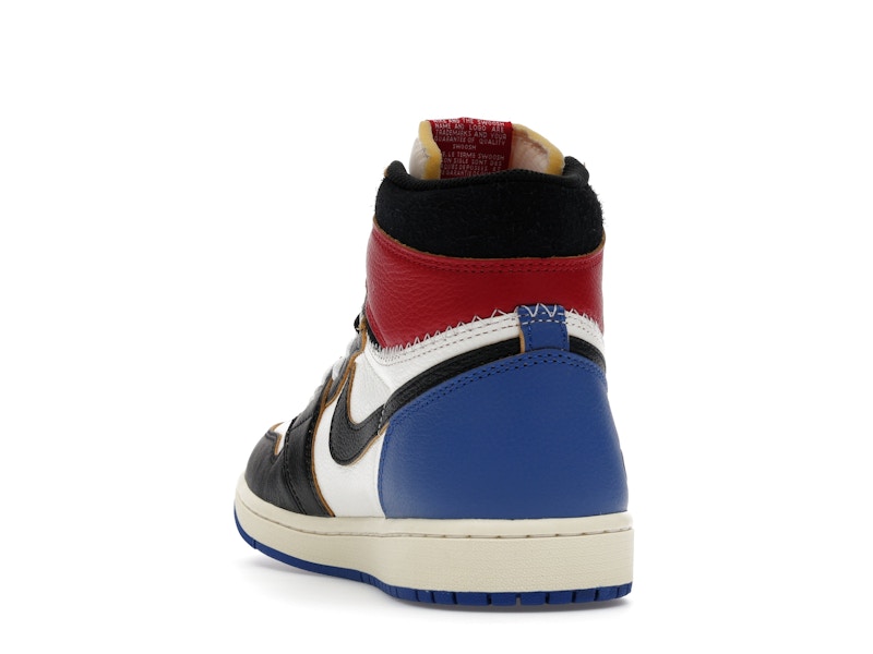 Air Jordan 1 Retro High OG SP Fragment X Union La Varsity Red Sport Royal, vista a 360 gradi 26 di 36