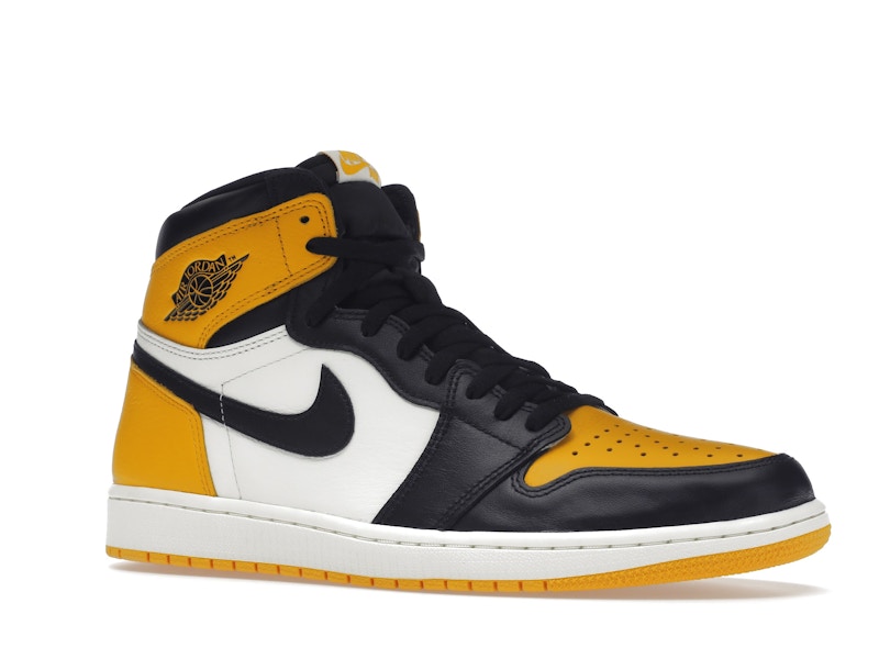 Air Jordan 1 Retro High OG Yellow Toe, vista a 360 gradi 4 di 36
