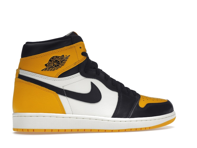 Air Jordan 1 Retro High OG Yellow Toe, vista a 360 gradi 35 di 36