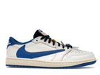 Air Jordan 1 Retro Low OG SP Fragment x Travis Scott Sail Military Blue