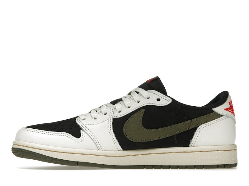 Air Jordan 1 Retro Low OG SP Travis Scott Olive (W), vista a 360 gradi 19 di 36