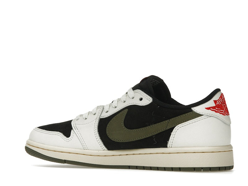 Air Jordan 1 Retro Low OG SP Travis Scott Olive (W), vista a 360 gradi 22 di 36