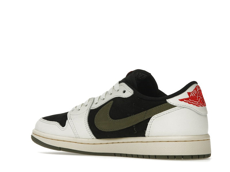 Air Jordan 1 Retro Low OG SP Travis Scott Olive (W), vista a 360 gradi 23 di 36