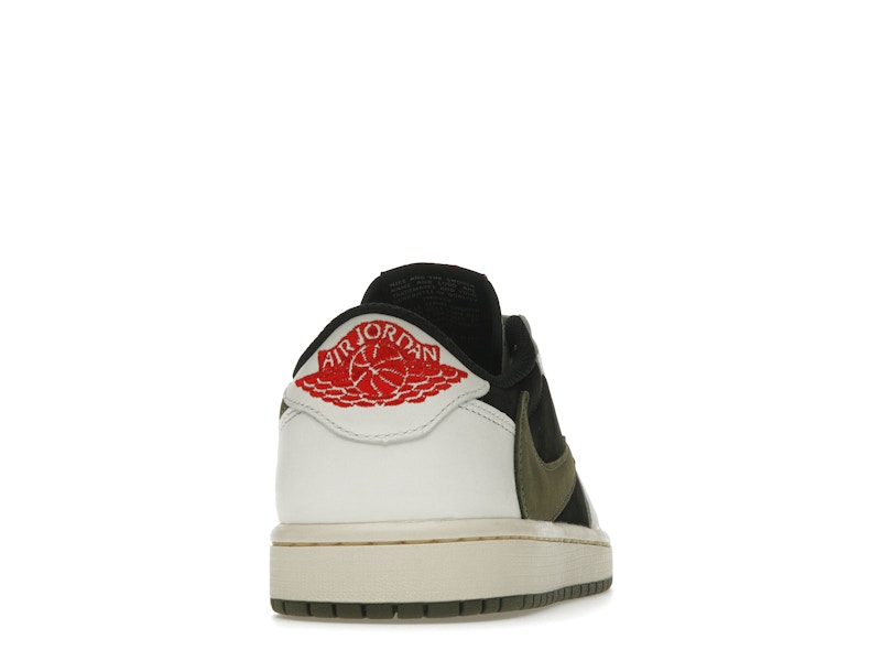 Air Jordan 1 Retro Low OG SP Travis Scott Olive (W), vista a 360 gradi 29 di 36