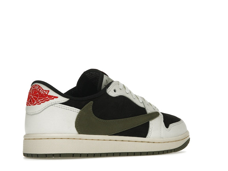 Air Jordan 1 Retro Low OG SP Travis Scott Olive (W), vista a 360 gradi 33 di 36