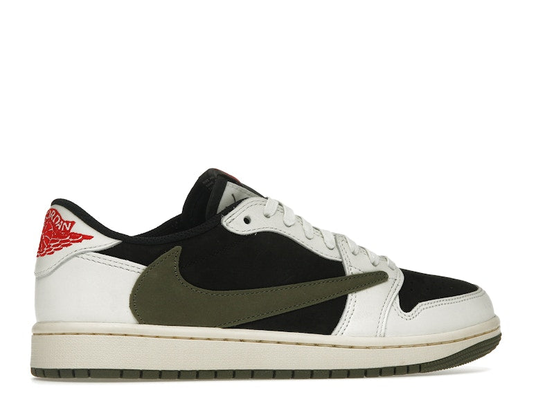 Air Jordan 1 Retro Low OG SP Travis Scott Olive (W), vista a 360 gradi 35 di 36