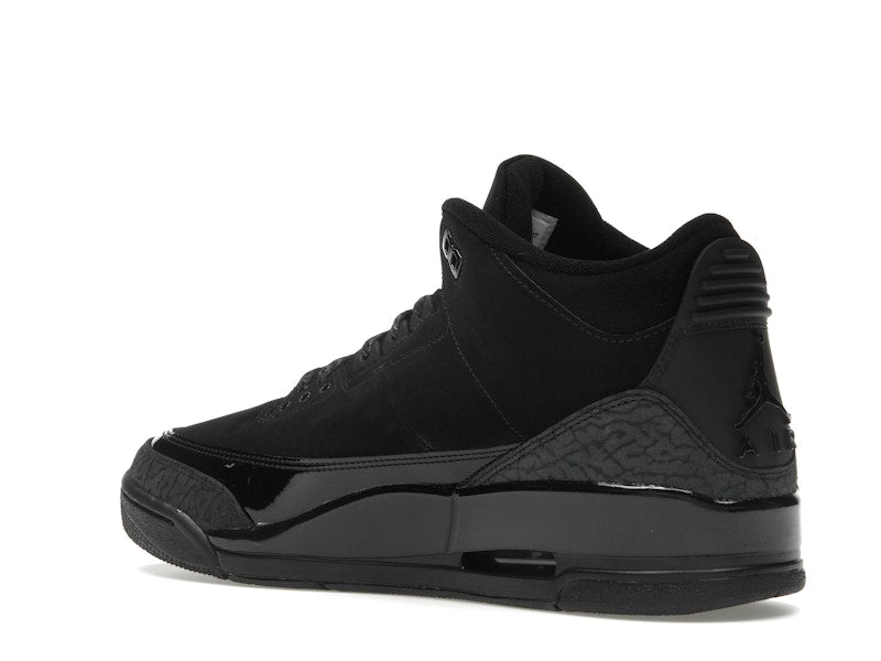 Air Jordan 3 Retro Black Cat (2025), vista a 360 gradi 23 di 36