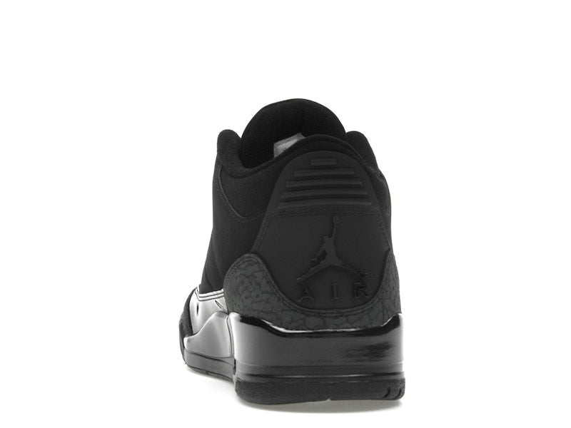 Air Jordan 3 Retro Black Cat (2025), vista a 360 gradi 27 di 36