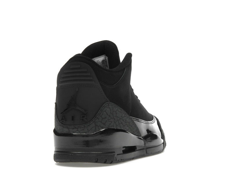 Air Jordan 3 Retro Black Cat (2025), vista a 360 gradi 30 di 36