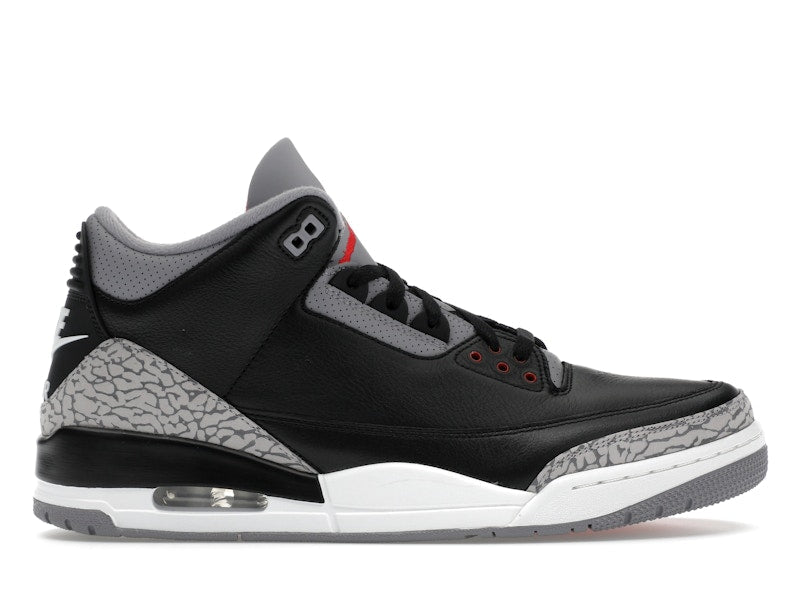 Air Jordan 3 Retro Black Cement (2024), vista a 360 gradi 1 di 36