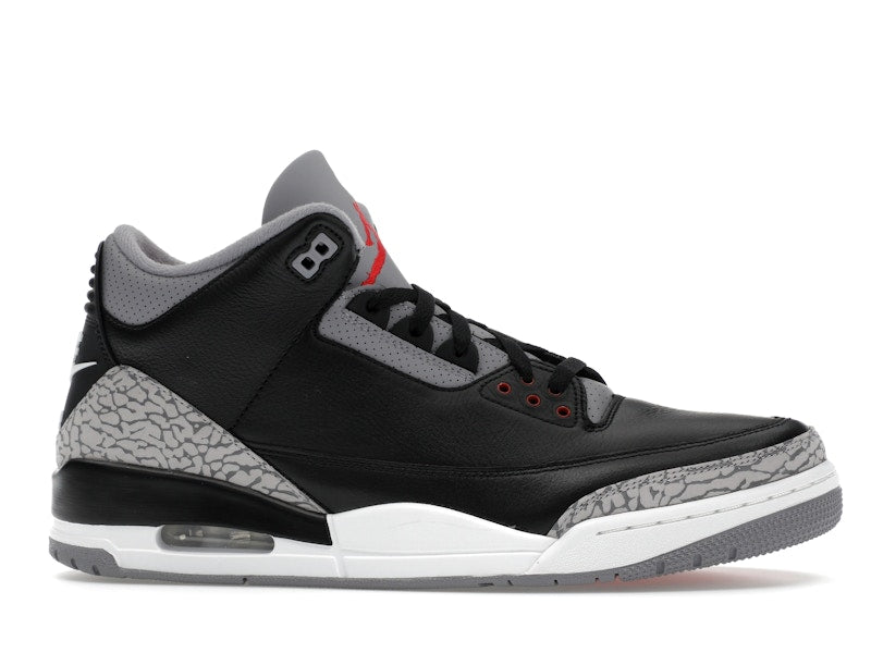 Air Jordan 3 Retro Black Cement (2024), vista a 360 gradi 2 di 36