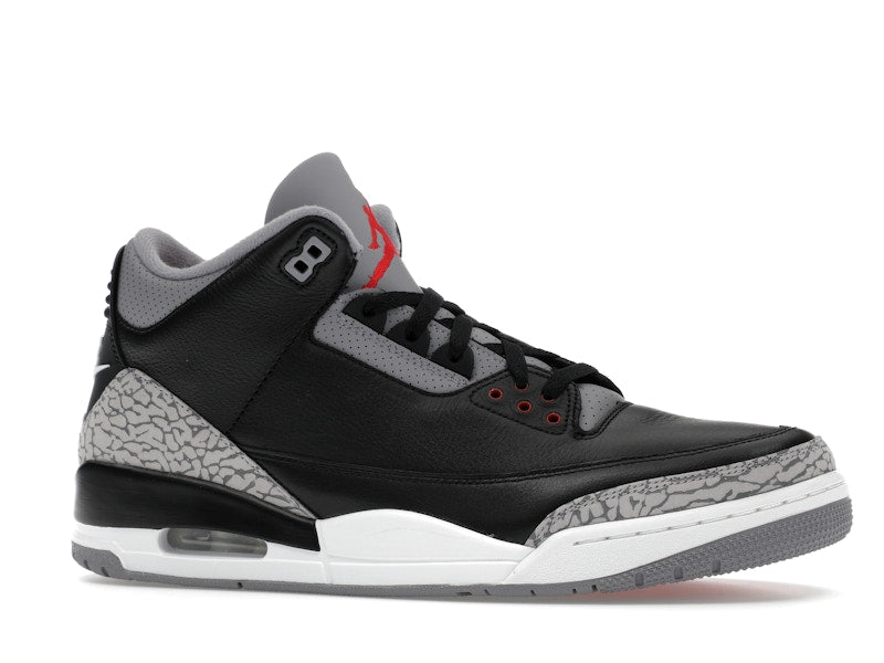 Air Jordan 3 Retro Black Cement (2024), vista a 360 gradi 3 di 36