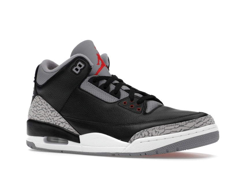 Air Jordan 3 Retro Black Cement (2024), vista a 360 gradi 4 di 36
