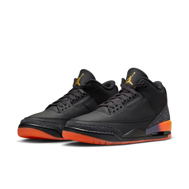 Air Jordan 3 Retro J Balvin Rio - vue paire