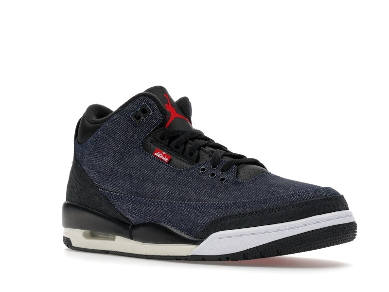 Air Jordan 3 Retro Levi's Indigo, vista a 360 gradi 5 di 36