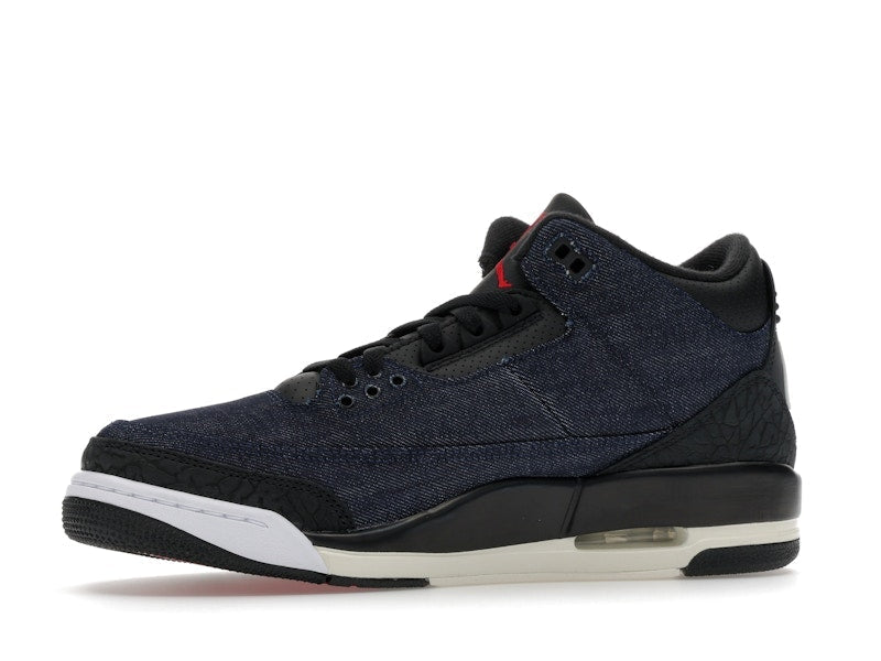 Air Jordan 3 Retro Levi's Indigo, vista a 360 gradi 17 di 36