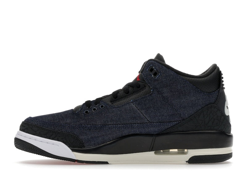 Air Jordan 3 Retro Levi's Indigo, vista a 360 gradi 19 di 36
