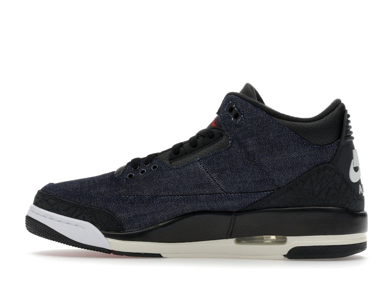 Air Jordan 3 Retro Levi's Indigo, vista a 360 gradi 20 di 36