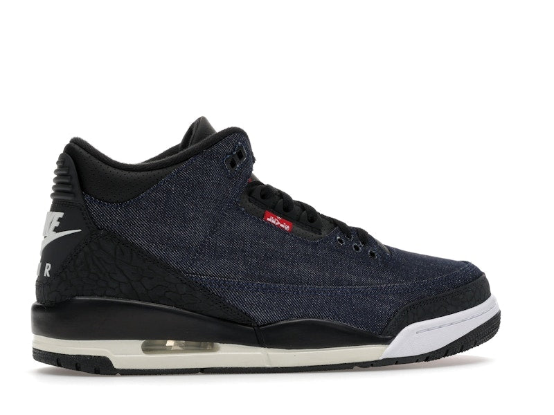 Air Jordan 3 Retro Levi's Indigo, vista a 360 gradi 35 di 36