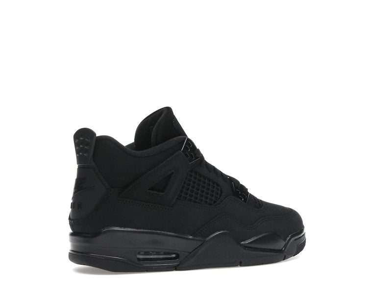 Air Jordan 4 Retro Black Cat (2025) (GS), vista a 360 gradi 34 di 36