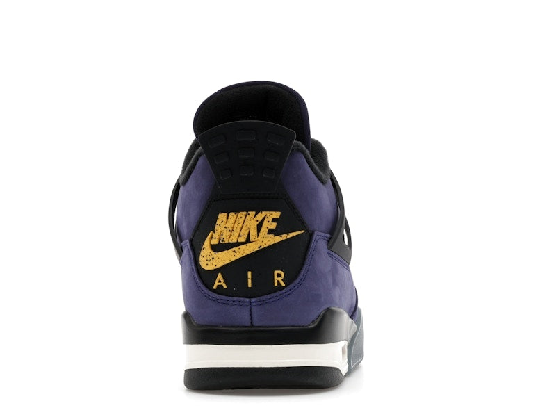 Air Jordan 4 Retro Lakers, vista a 360 gradi 28 di 36