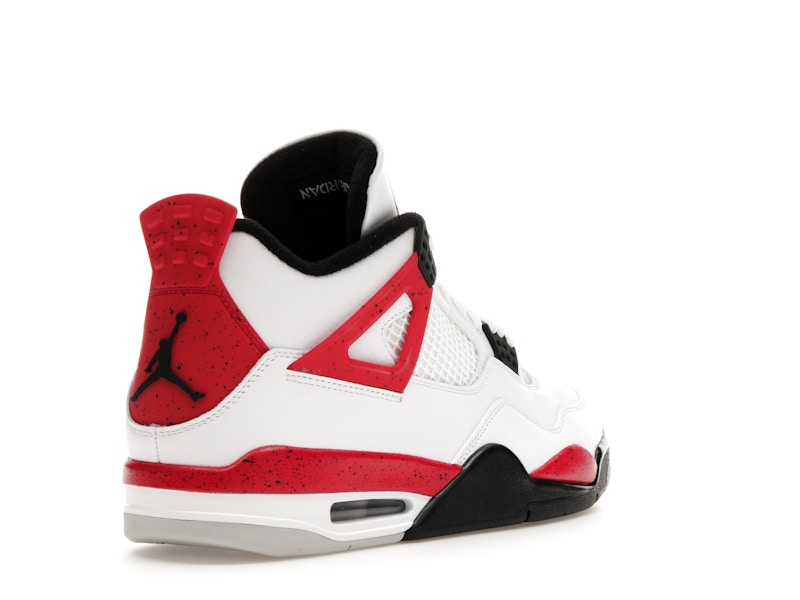 Air Jordan 4 Retro Red Cement, vista a 360 gradi 32 di 36