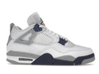 Air Jordan 4 Retro White Midnight Navy, vista a 360 gradi 2 di 36