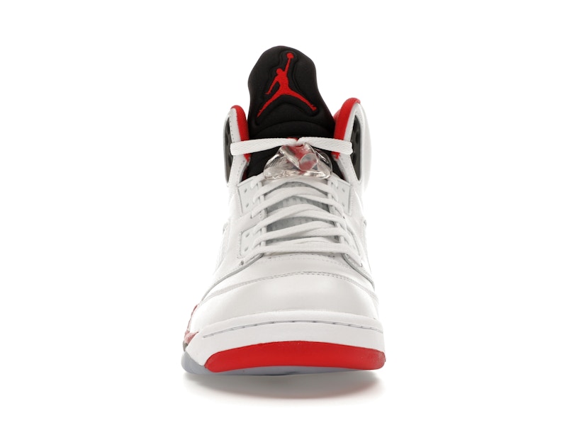 Air Jordan 5 Retro Fire Red Black Tongue (2025), vista a 360 gradi 10 di 36