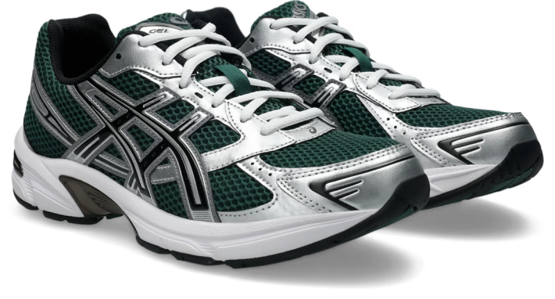ASICS Gel-1130 Evergreen Black - vue trois quarts avant