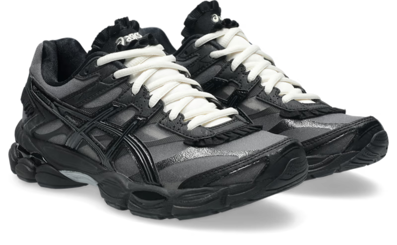 ASICS Gel-Cumulus 16 Griff Black White - vue trois quarts avant