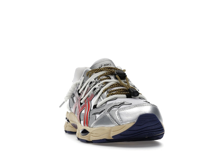 Asics Gel-Cumulus 16 Toga White Red Pure Silver, vista a 360 gradi 8 di 36