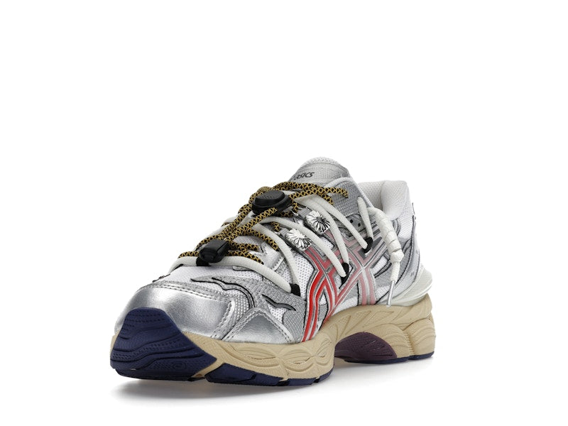 Asics Gel-Cumulus 16 Toga White Red Pure Silver, vista a 360 gradi 13 di 36