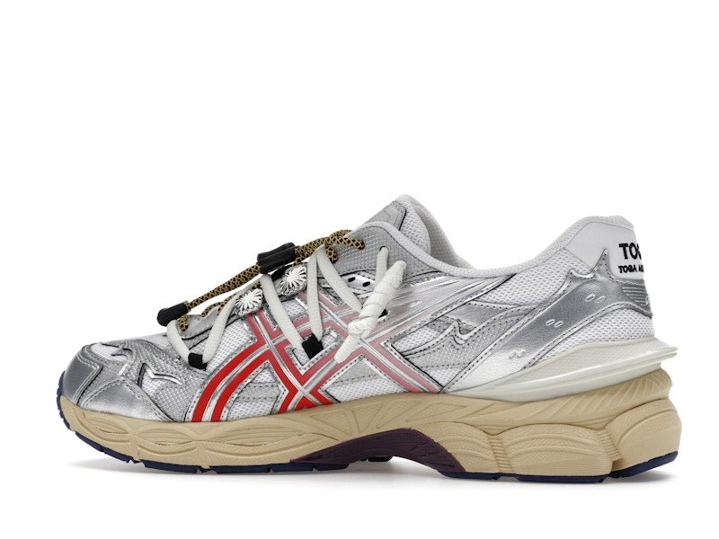 Asics Gel-Cumulus 16 Toga White Red Pure Silver, vista a 360 gradi 21 di 36