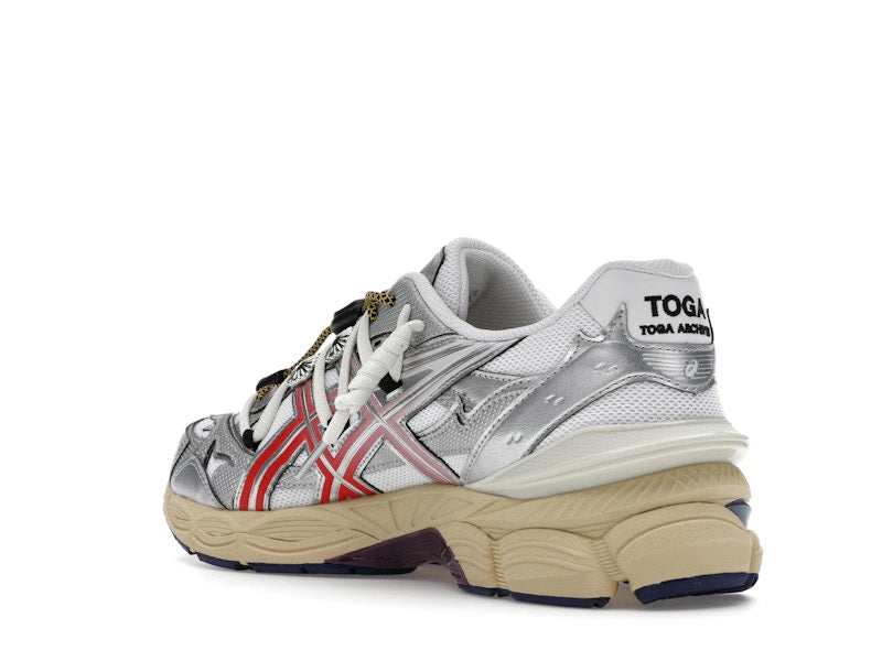 Asics Gel-Cumulus 16 Toga White Red Pure Silver, vista a 360 gradi 24 di 36