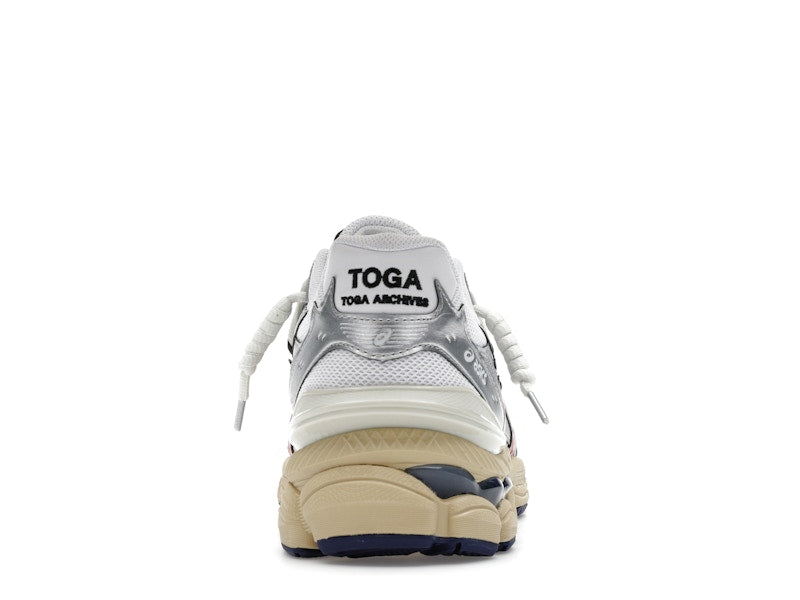 Asics Gel-Cumulus 16 Toga White Red Pure Silver, vista a 360 gradi 28 di 36
