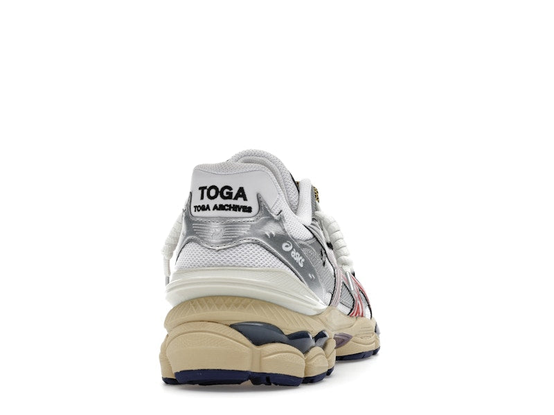 Asics Gel-Cumulus 16 Toga White Red Pure Silver, vista a 360 gradi 29 di 36