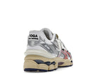 Asics Gel-Cumulus 16 Toga White Red Pure Silver, vista a 360 gradi 30 di 36