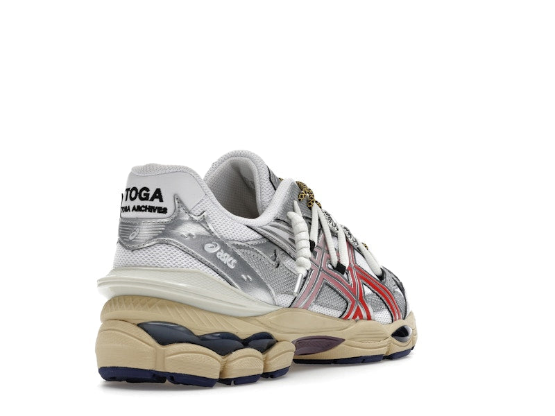 Asics Gel-Cumulus 16 Toga White Red Pure Silver, vista a 360 gradi 31 di 36